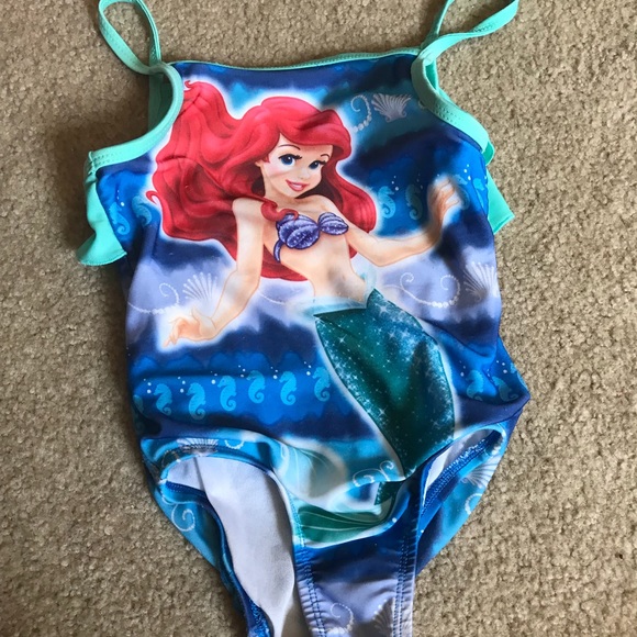 Disney Swim Girls Little Mermaid Bathing Suit Poshmark